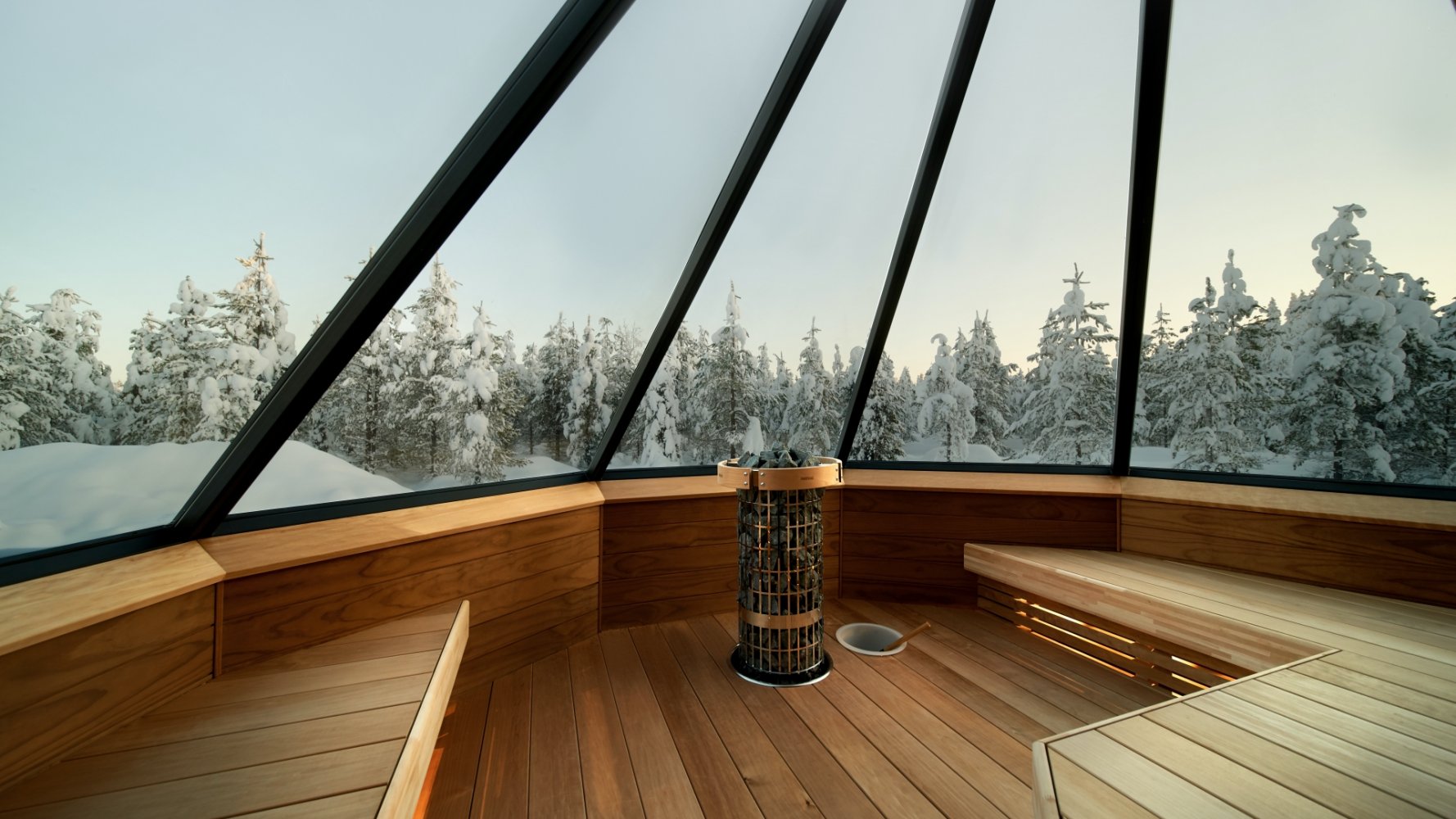 Esitellä 80+ imagen northern lights sauna
