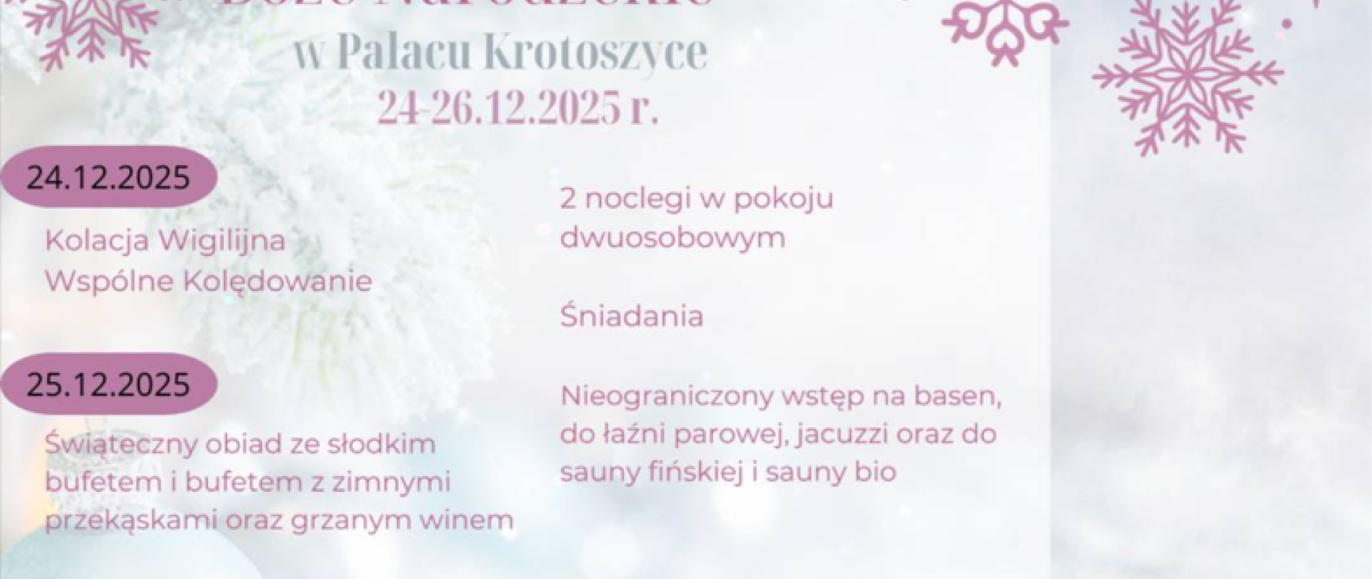 Boże Narodzenie 2025