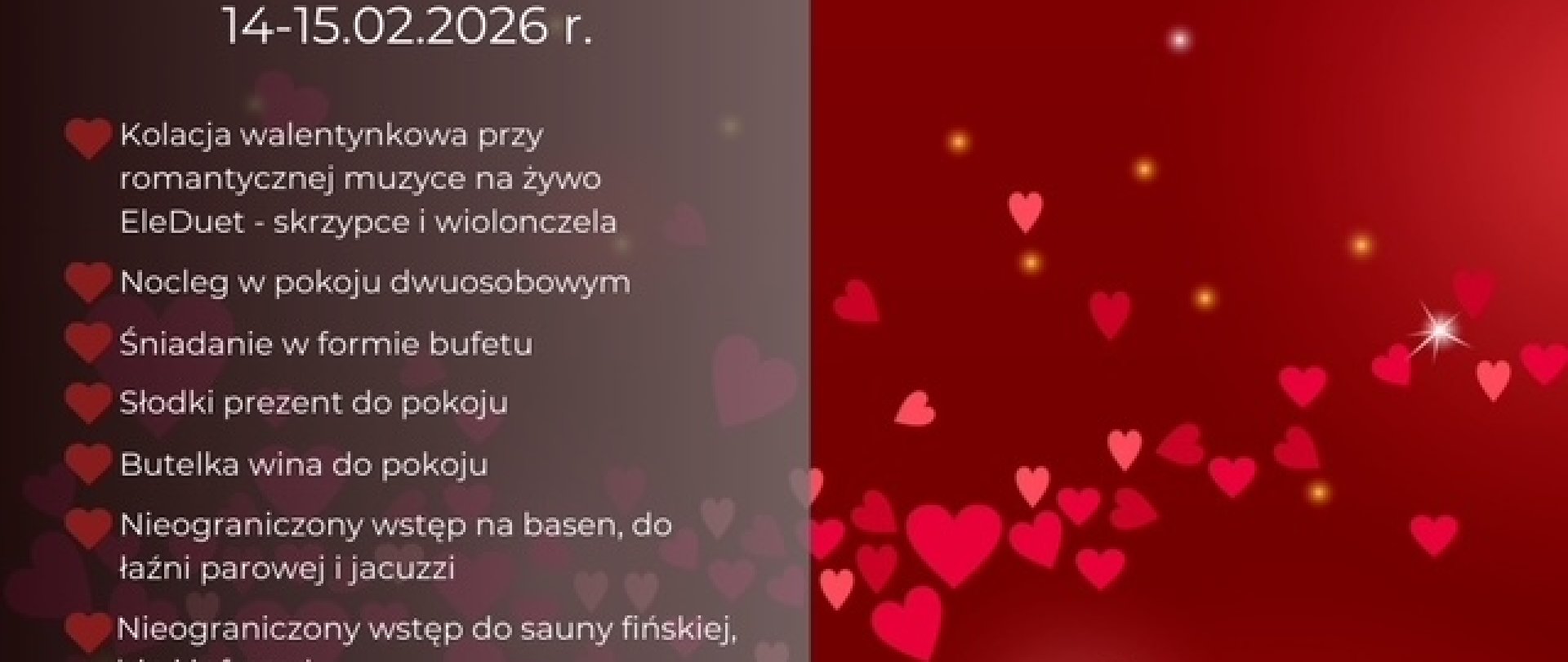 Pobyt Walentynkowy 2026