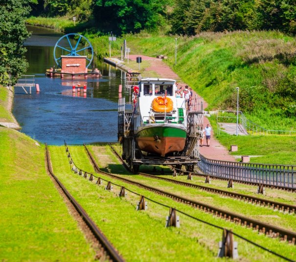 Rejs statkiem po kanale Ostródzko-Elbląskim 