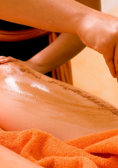 Peeling and massage