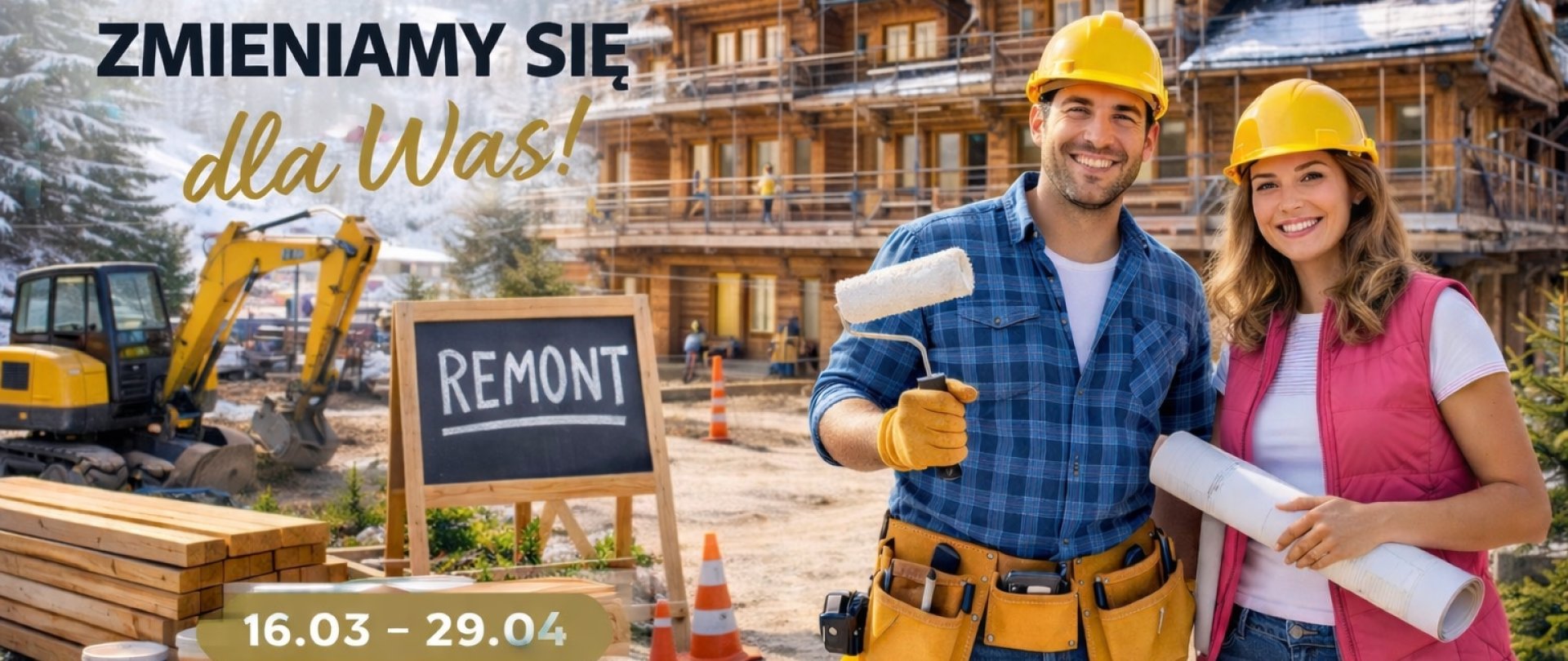 Zmieniamy się dla Was – przerwa techniczna w Pensjonacie Pod Kotelnicą