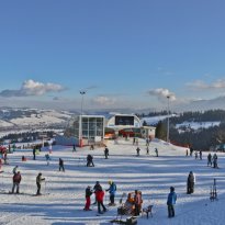 In the centre of a mountain adventure