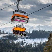 In the centre of a mountain adventure