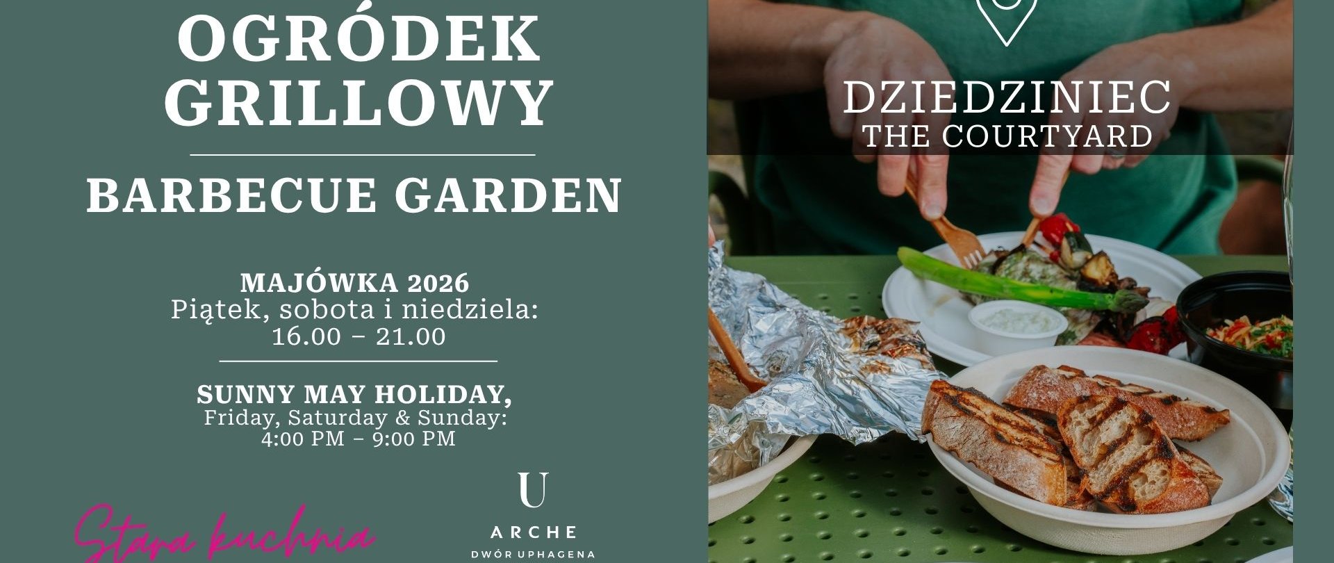 Majówkowy grill w sercu miasta