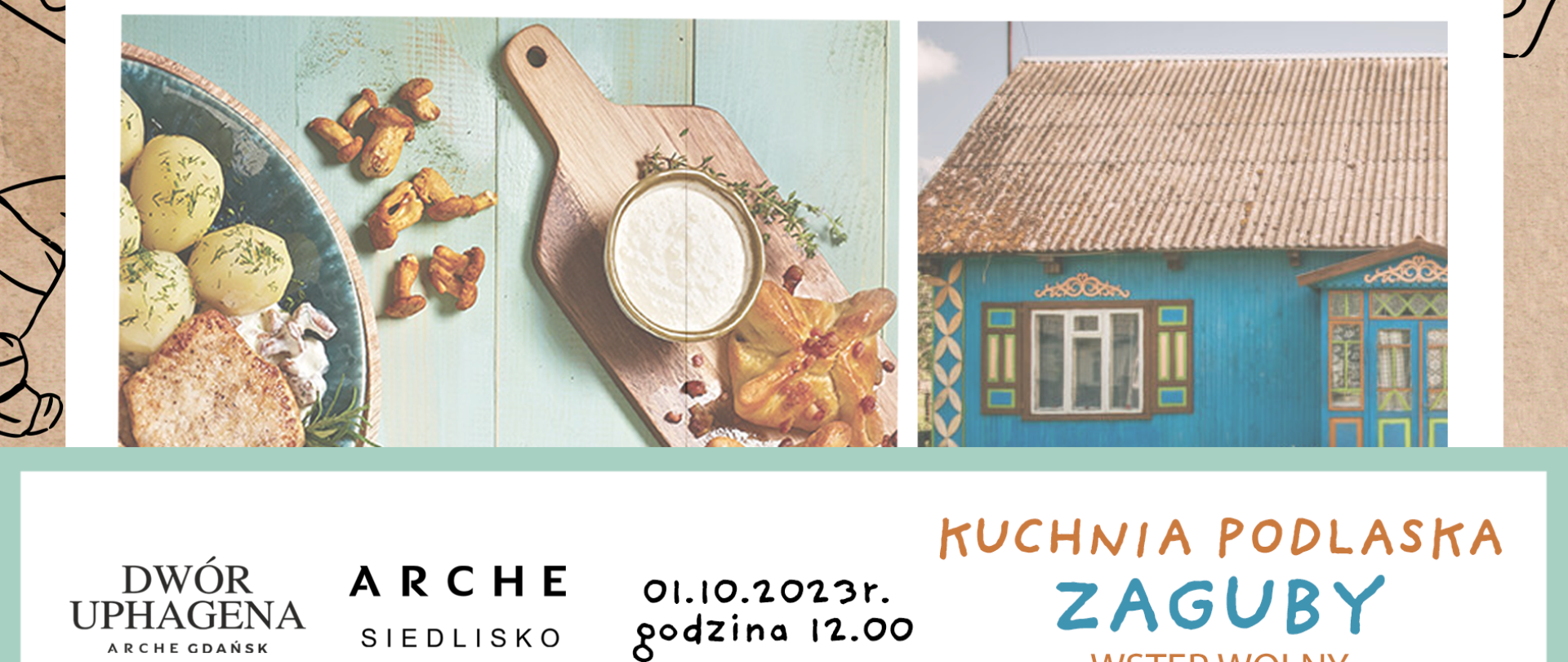 Spotkanie Seniorów Podlasie - Pomorze - warsztaty kulinarne/degustacja/legendy gdańskie w ARCHE Dwór Uphagena Gdańsk