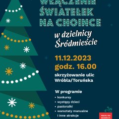 Włączamy światełka na choince w dzielnicy Śródmieście - 11.12.2023 16:00, dołącz do świątecznej opowieści z ARCHE Dwór Uphagena Gdańsk!
