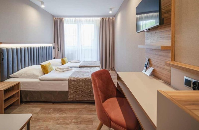 Pokoje pro až 450 hostů!