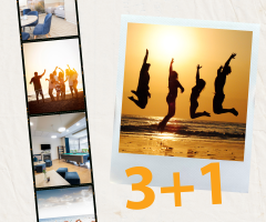 3+1 Przyjaciele, morze i pokój GRATIS! 