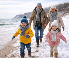 Zimowy Bałtyk dla każdego &ndash; ferie rodzinne i regeneracja dla senior&oacute;w!