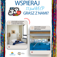 Licytacje voucherów INTERFERIE w ramach 33.Finału WOŚP