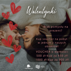 Walentynki w górach lub nad morzem