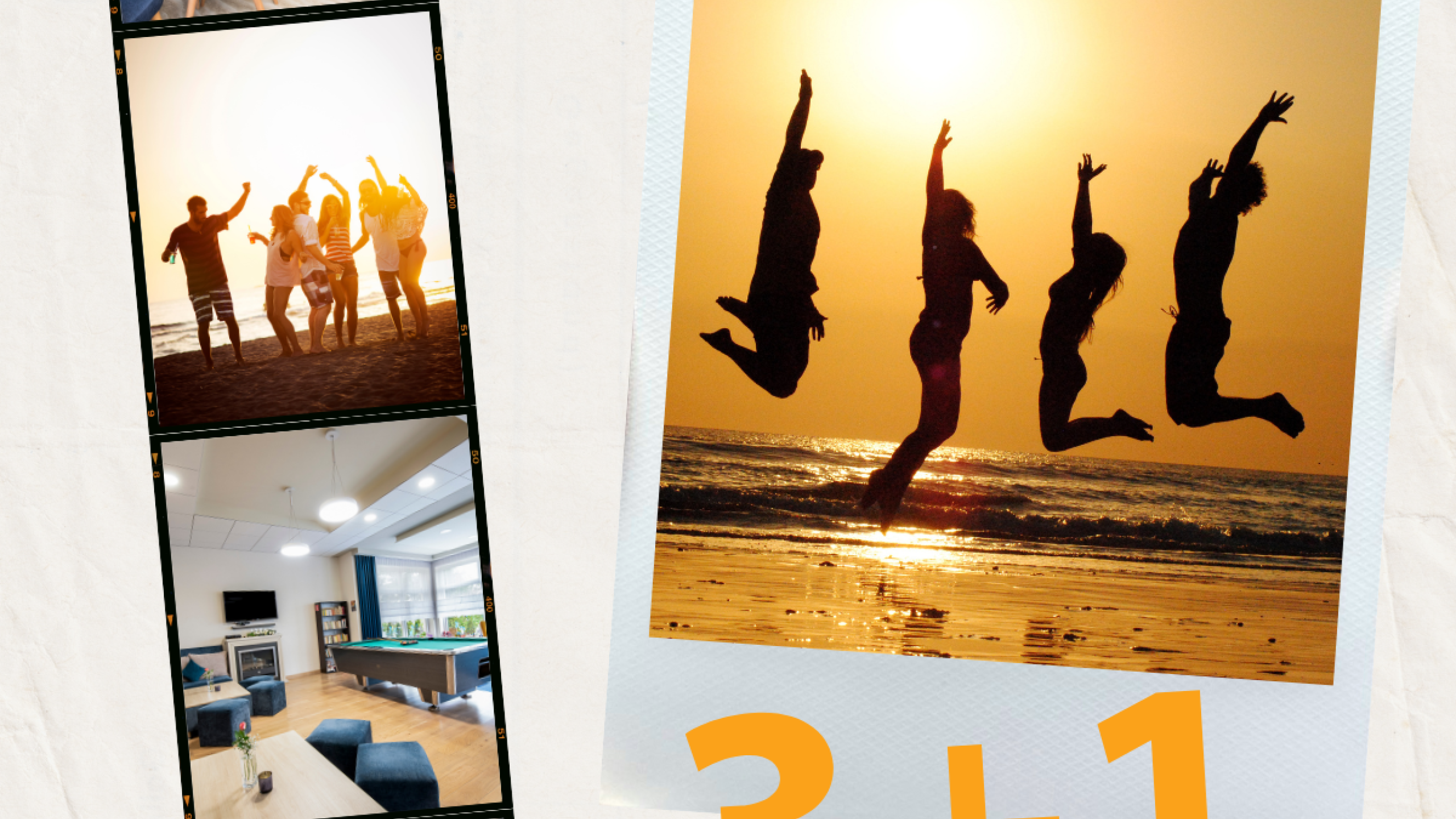 3+1 Przyjaciele, morze i pokój GRATIS!