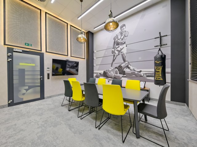 Sala biznesowa Ring I w o3meet Warszawa Mokotów — spotkania firmowe do 14 osób