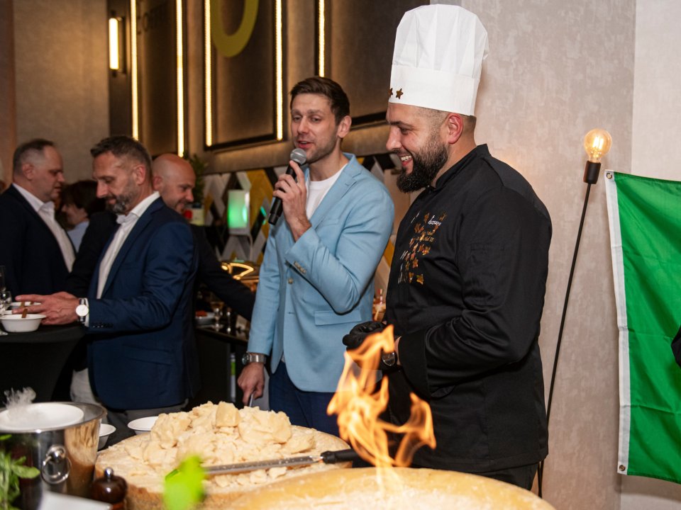 Live cooking show during a corporate event at o3Hotel Warsaw