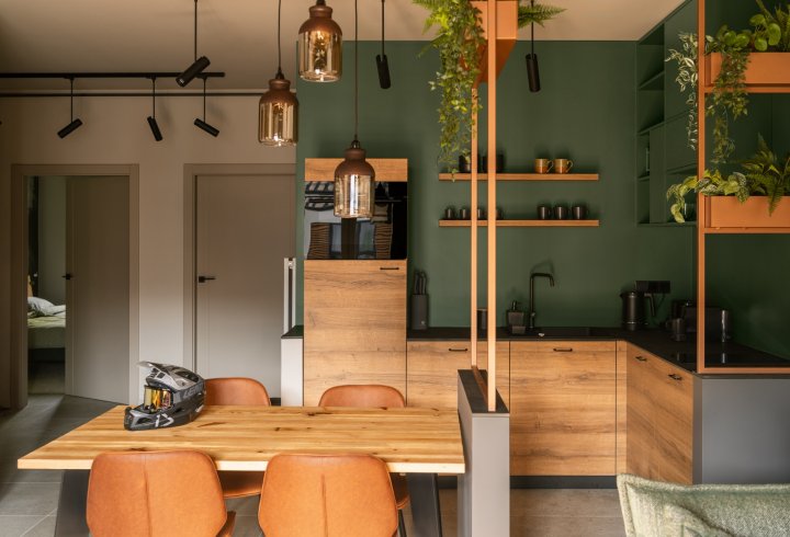 The apartment is beautiful and cozy