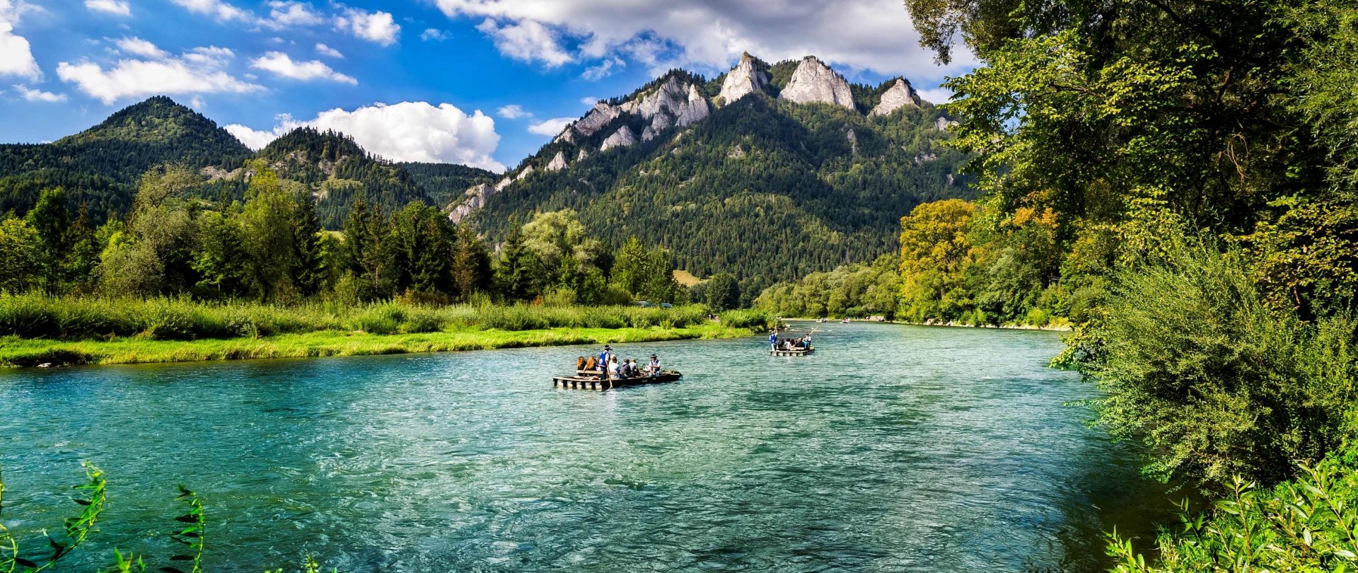 Spływ przełomem Dunajca z Flisakami