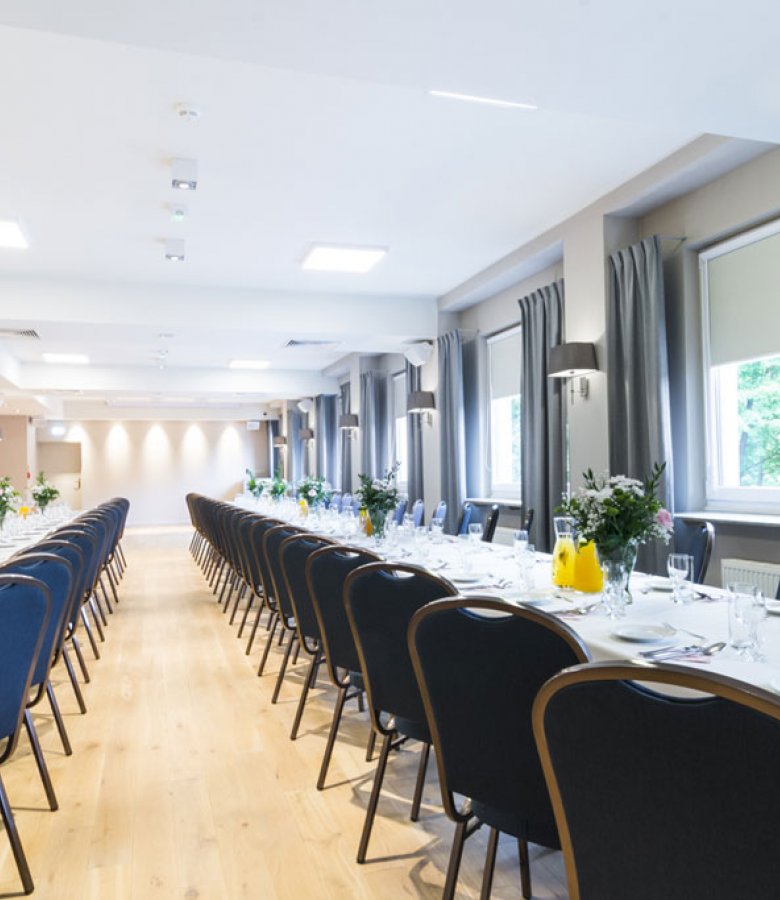 Stylish banquet room