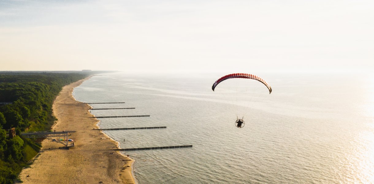 Paraglidingové lety