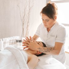 Zabieg 2w1: Masaż kobido + maska algowa