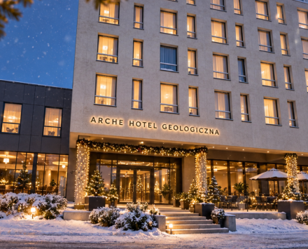 Zimowa magia w Arche Hotel Geologiczna