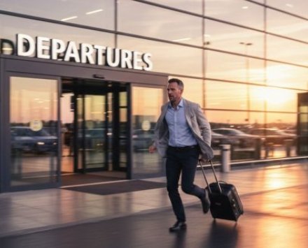 Noc przed wylotem bez porannej gonitwy