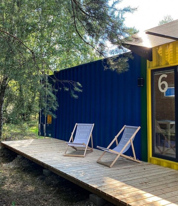 Zrewitalizowane kontenery morskie