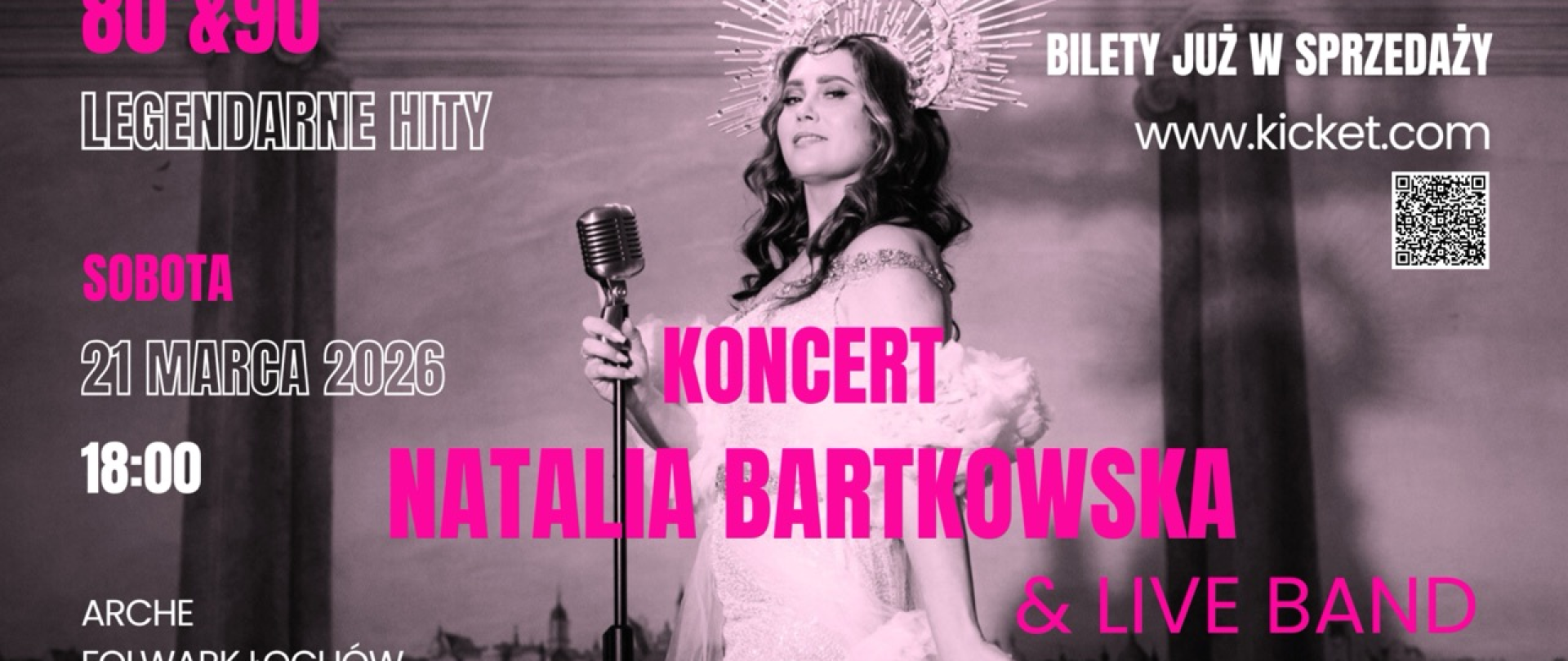 Natalia Bartkowska & Live Band - Legendarne Hity Lat 80' i 90'