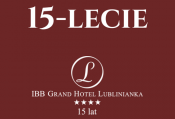 Happy 15. for 15th anniversary of our hotel