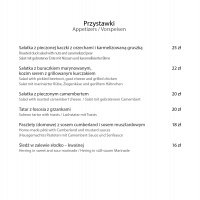 Nowa Karta Menu od X 2016