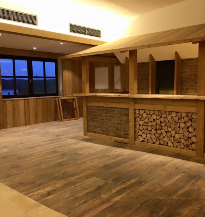 Saal bald fertig